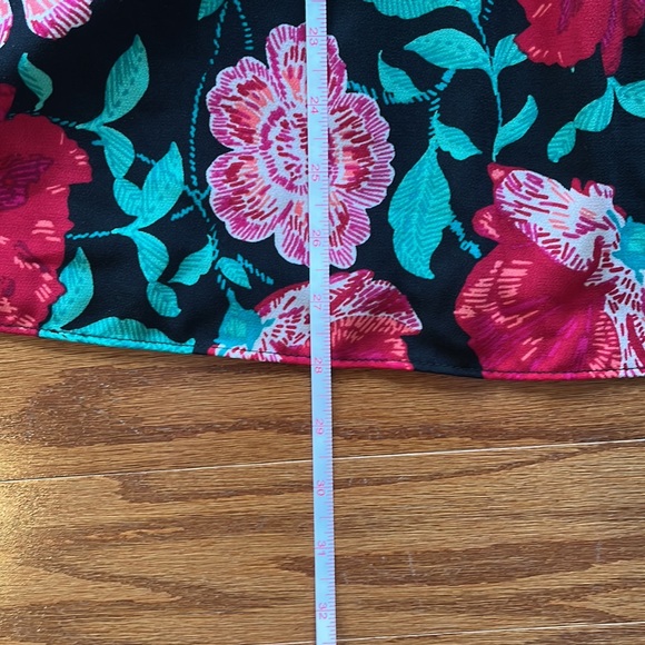 Elle Size Large Floral Print Dress - Picture 4 of 7